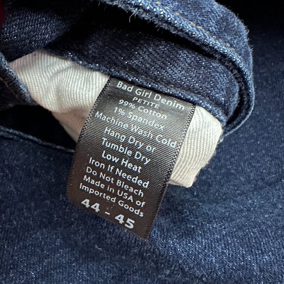 Bad Girl Shorts Blue Wash 44-45 Vixen by Micheline Pitt - Picture 4 of 4